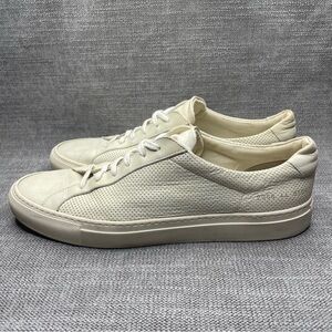 Common Projects Italy Men's Cream Perforated Sneakers EU size 44 US 11.5